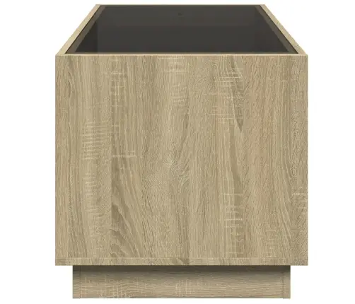 Kafijas Galdiņš Ar Led, Ozola Krāsa, 70X50X50 Cm Vidaxl