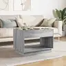 Kafijas Galdiņš Ar Led, Pelēka Ozolkoka Krāsa, 70X50X50 Cm Vidaxl