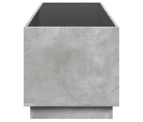 Kafijas Galdiņš Ar Led, Betona Pelēks, 90X50X50 Cm Vidaxl