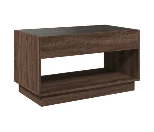 Kohvilaud Led-Tuledega, Pruun Tamm, 90X50X50 Cm