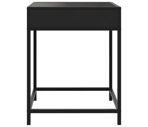 Kafijas Galdiņš Ar Led, Melns, 40X40X51 Cm Vidaxl