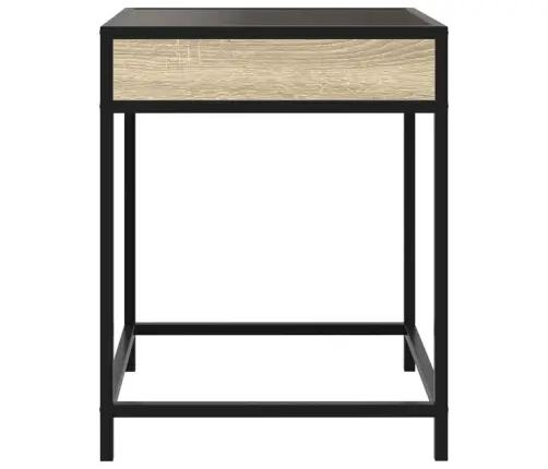 Kohvilaud Led-Tuledega, Sonoma Tamm, 40 X 40 X 51 Cm