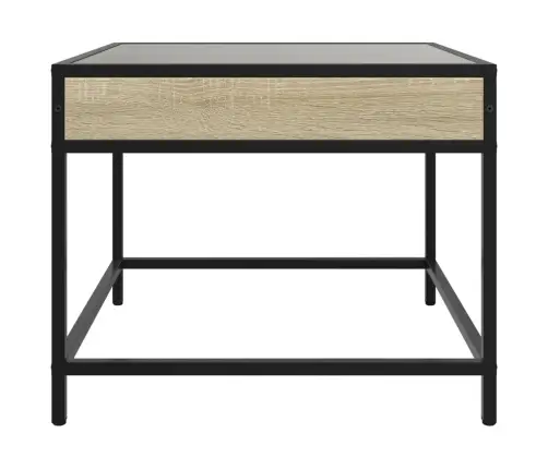 Kohvilaud Led-Tuledega, Sonoma Tamm, 50X50X41 Cm