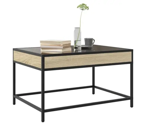 Kohvilaud Led-Tuledega, Sonoma Tamm, 70 X 50 X 41 Cm