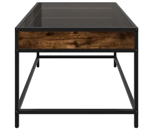 Kafijas Galdiņš Ar Led, Ozola Krāsa, 70X50X41 Cm Vidaxl