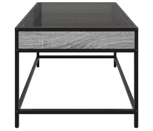 Kavos Staliukas Su Infinity Led Lemputėmis, Pilkas, 70X50X41Cm