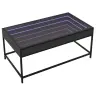 Kohvilaud Led-Tuledega, Must, 90X50X41 Cm