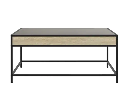 Kafijas Galdiņš Ar Led, Ozola Krāsa, 90X50X41 Cm Vidaxl