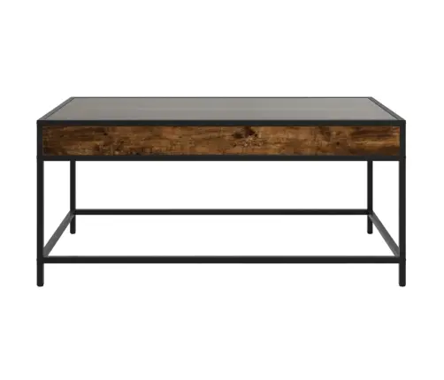 Kohvilaud Led-Tuledega, Suitsutatud Tamm, 90X50X41 Cm