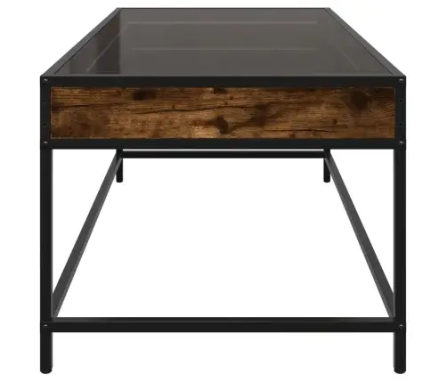 Kohvilaud Led-Tuledega, Suitsutatud Tamm, 90X50X41 Cm