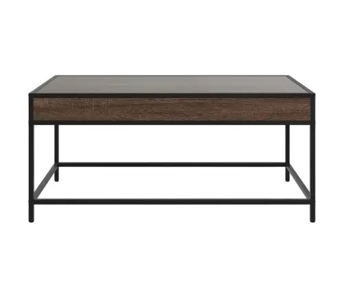 Kavos Staliukas Su Infinity Led Lemputėmis, Rudas, 90X50X41Cm