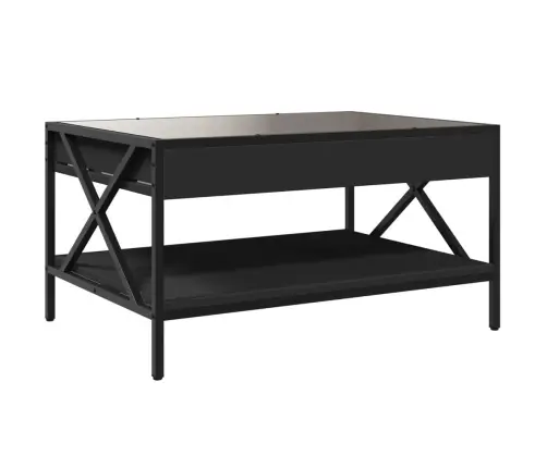 Kohvilaud Led-Tuledega, Must, 70X50X38 Cm