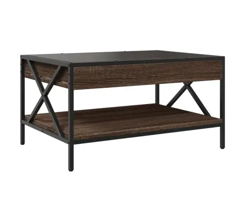 Kavos Staliukas Su Infinity Led Lemputėmis, Rudas, 70X50X38Cm