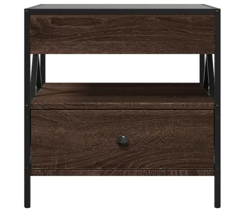 Kohvilaud Led-Tuledega, Pruun Tamm, 50X50X51 Cm
