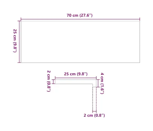 Laiptų Pakopos, 4 Vnt., Neapdorotas, 70X25X2 cm Ąžuolo Masyvas