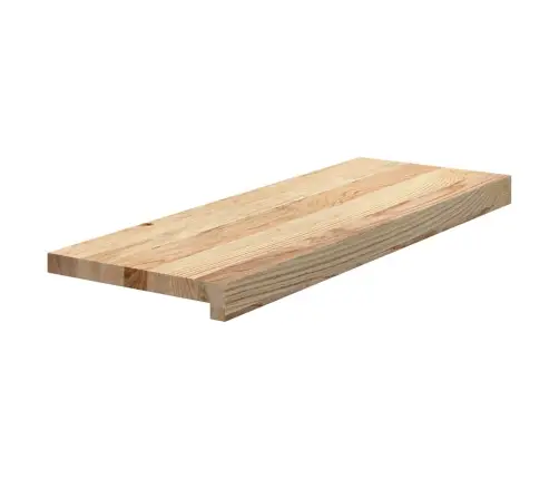 Kāpņu Paklāji, 8Gab., Neapstrādāts, 70X25X2 Cm, Ozola Masīvkoks Vidaxl