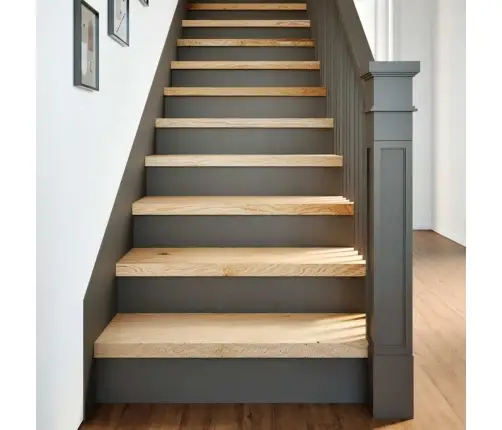 Kāpņu Paklāji, 8Gab., Neapstrādāts, 70X30X2 Cm, Ozola Masīvkoks Vidaxl