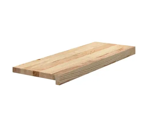Kāpņu Paklāji, 16Gab., Neapstrādāts, 70X30X2Cm, Ozola Masīvkoks Vidaxl