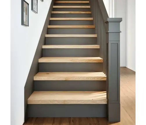 Kāpņu Paklāji, 20Gab., Neapstrādāts, 80X25X2Cm, Ozola Masīvkoks Vidaxl