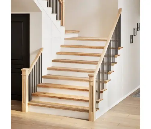 Kāpņu Paklāji, 20Gab., Neapstrādāts, Ozola Masīvkoks Vidaxl