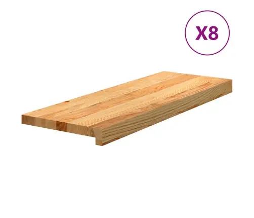 Trepiastmed 8 Tk, Helepruun, 70X25X2 cm Tammepuit