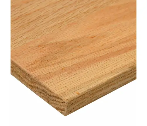 Kāpņu Paklāji, 12Gab., Gaiši Brūna, 110X25X2Cm, Ozola Masīvkoks Vidaxl