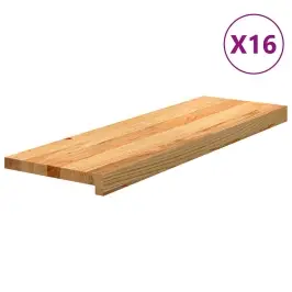 Trepiastmed 16 Tk, Helepruun, 80X25X2 cm Tammepuit