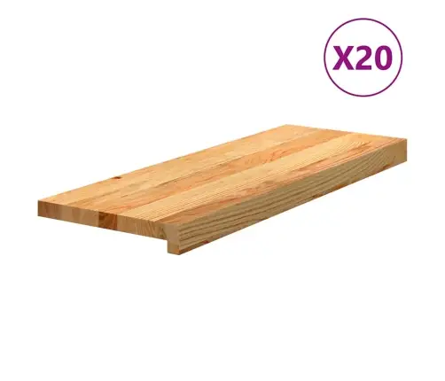 Trepiastmed 20 Tk, Helepruun, 70X25X2 cm Tammepuit