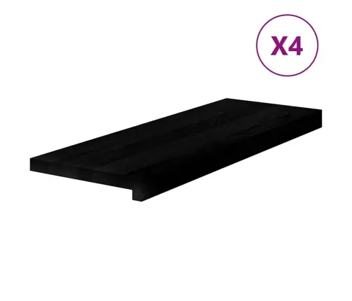 Kāpņu Paklāji, 4 Gab., Tumši Brūna, 70X30X2 Cm, Ozola Masīvkoks Vidaxl Kāpņu Paklāji, 4 Gab., Tumši Brūna, 70X30X2 Cm, Ozola Masīvkoks Vidaxl