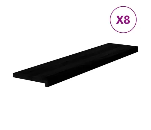 Trepiastmed 8 Tk, Tumepruun, 110X30X2 cm Tammepuit