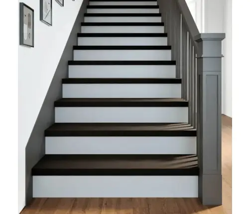 Trepiastmed 12 Tk, Tumepruun, 100X25X2 cm Tammepuit