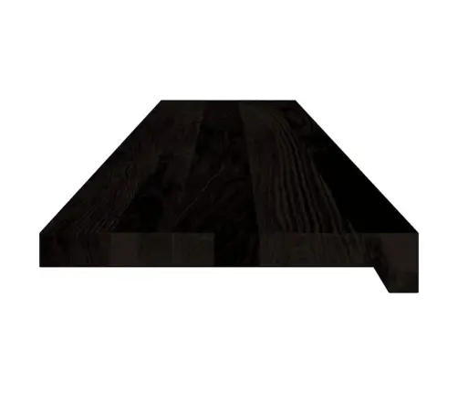 Laiptų Pakopos, 12 Vnt., Tamsiai Rudas, 120X25X2 cm Ąžuolo