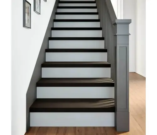 Laiptų Pakopos, 12 Vnt., Tamsiai Rudas, 80X30X2 cm Ąžuolo Laiptų Pakopos, 12 Vnt., Tamsiai Rudas, 80X30X2 cm Ąžuolo