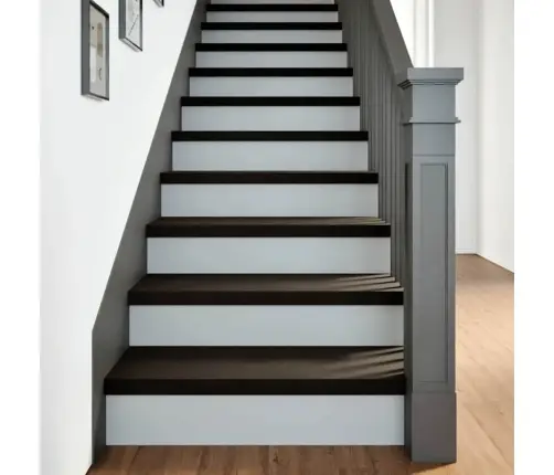 Laiptų Pakopos, 16 Vnt., Tamsiai Rudas, 80X30X2 cm Ąžuolo