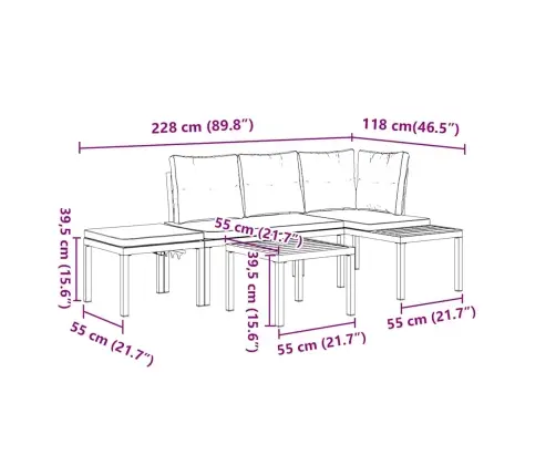 Dārza Soli Ar Spilveniem, 4 Gab., Melni, Pulverkrāsots Tērauds Vidaxl