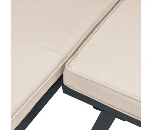 Dārza Soli Ar Spilveniem, 3 Gab., Melni, Pulverkrāsots Tērauds Vidaxl