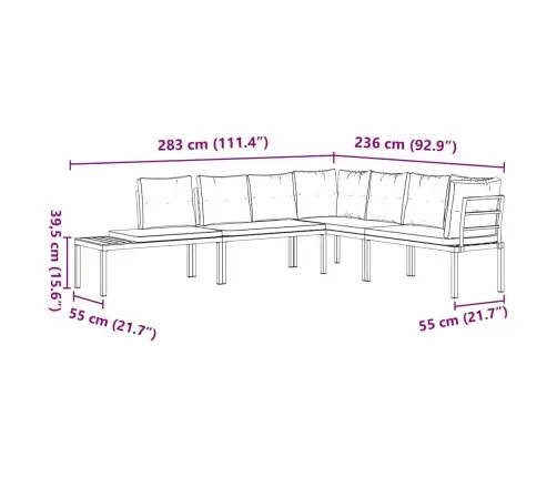 Dārza Soli Ar Spilveniem, 4 Gab., Melni, Pulverkrāsots Tērauds Vidaxl