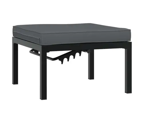 3-Osaline Aiadiivani Komplekt Patjadega, Must, Alumiinium