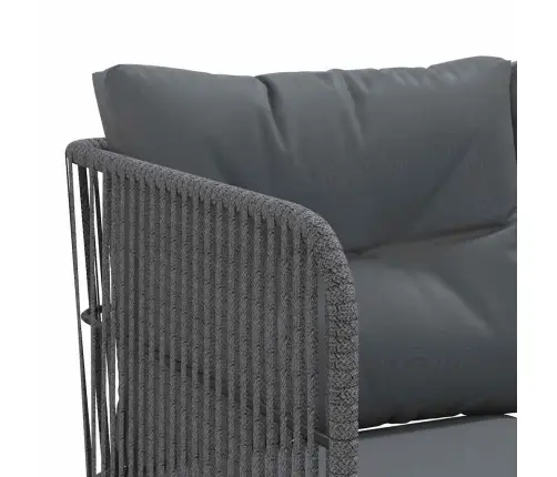 Aiadiivani Komplekt Koos Patjadega, Must, Teras Ja Tekstileen