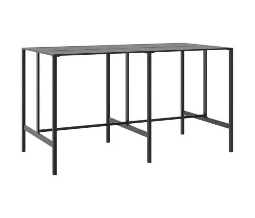 9-Osaline Aia Baarikomplekt, Must, Pulbervärvitud Teras