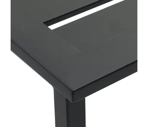 9-Osaline Aia Baarikomplekt, Must, Pulbervärvitud Teras