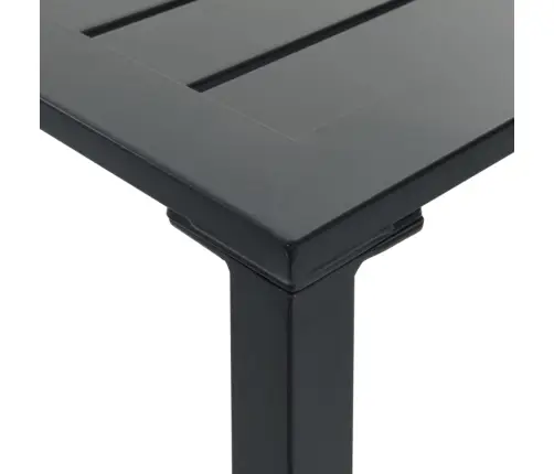 9-Osaline Aia Baarikomplekt, Must, Pulbervärvitud Teras