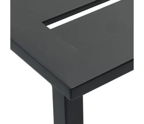 Sodo Baro Komplektas, 11 Dalių, Juodas, Pliena