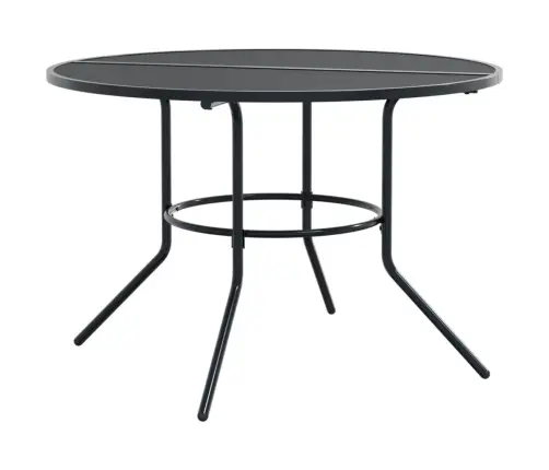 Atlošiamų Sodo Kėdžių Komplektas, 7Vnt., Antracito, Plienas