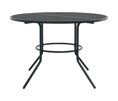 Galda Un Krēslu Komplekts, 7 Gab., Antracītpelēks, Tērauds Vidaxl