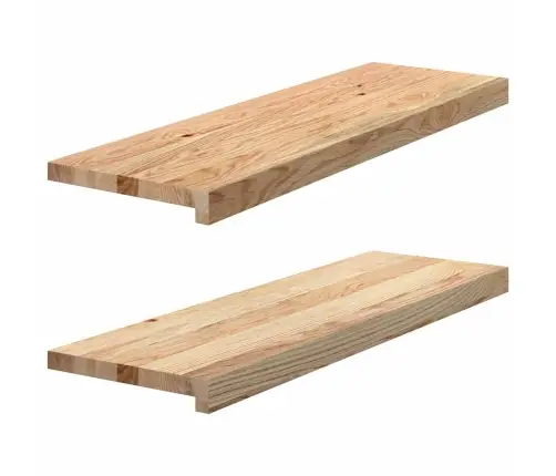 Kāpņu Paklāji, 2 Gab., Neapstrādāts, 80X25X2Cm, Ozola Masīvkoks Vidaxl Kāpņu Paklāji, 2 Gab., Neapstrādāts, 80X25X2Cm, Ozola Masīvkoks Vidaxl