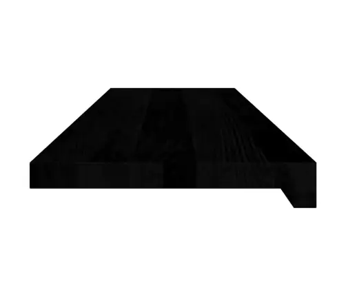 Kāpņu Paklāji, 2Gab., Tumši Brūna, 90X25X2Cm, Ozola Masīvkoks Vidaxl