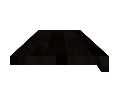 Kāpņu Paklāji, 2Gab., Tumši Brūna, 90X30X2Cm, Ozola Masīvkoks Vidaxl