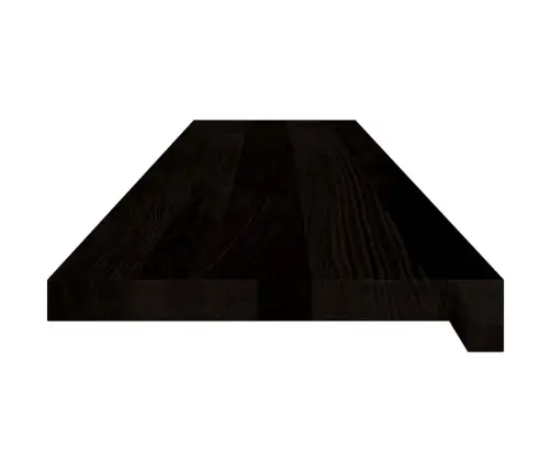 Kāpņu Paklāji, 2Gab., Tumši Brūna, 120X30X2Cm, Ozola Masīvkoks Vidaxl