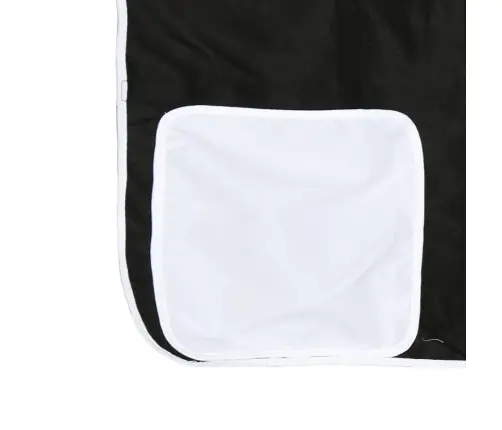 Laste Kõrge Voodi Tunneliga, Valge/Must, 90X190 cm Männipuit